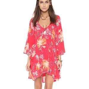 FREE PEOPLE - Eyes on you Mini Dress in Poppy sz 4